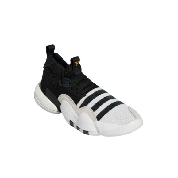 Adidas Young Boost Mens Basketball Shoes Black & White Knit Size 11.5 - Picture 12 of 15